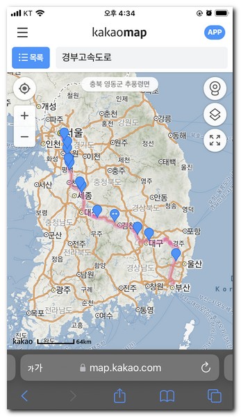 카카오맵 교통정보